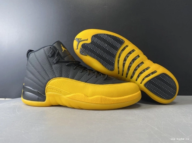 Chep Onekick University 130690-070 Air Black 12 Retro Gold Jordan 0820